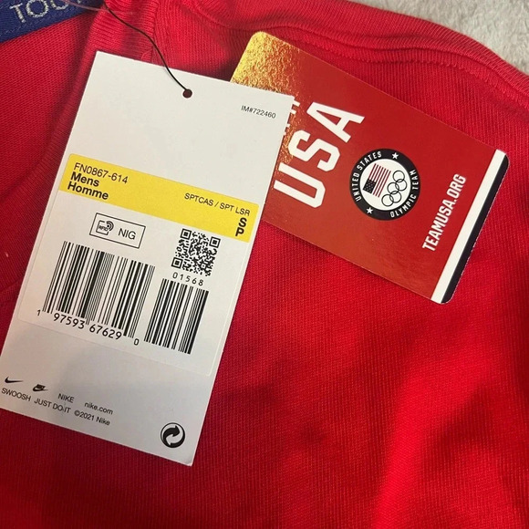 NWT USA Premium Essential Icon Men's Nike T-Shirt size small - Picture 4 of 5